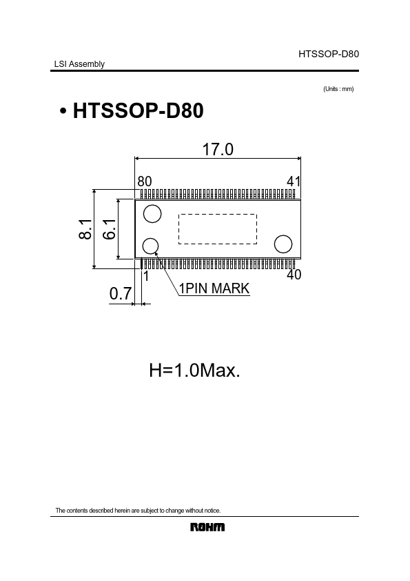 <?=HTSSOP-D80?> डेटा पत्रक पीडीएफ