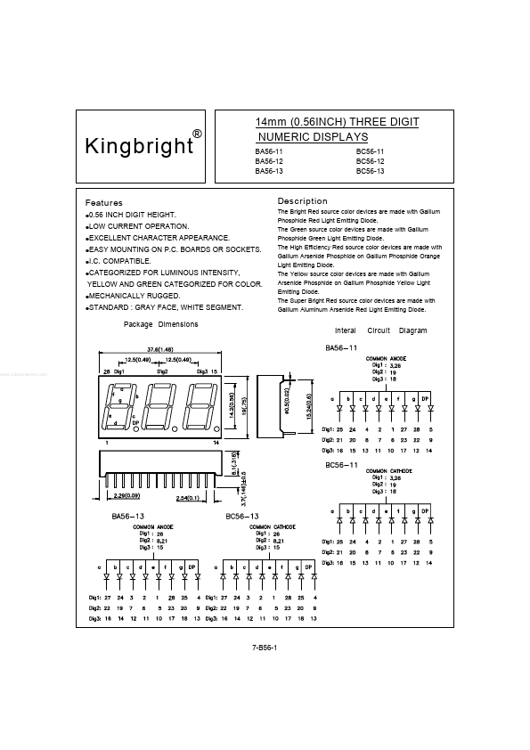 BC56-12 Kingbright Corporation