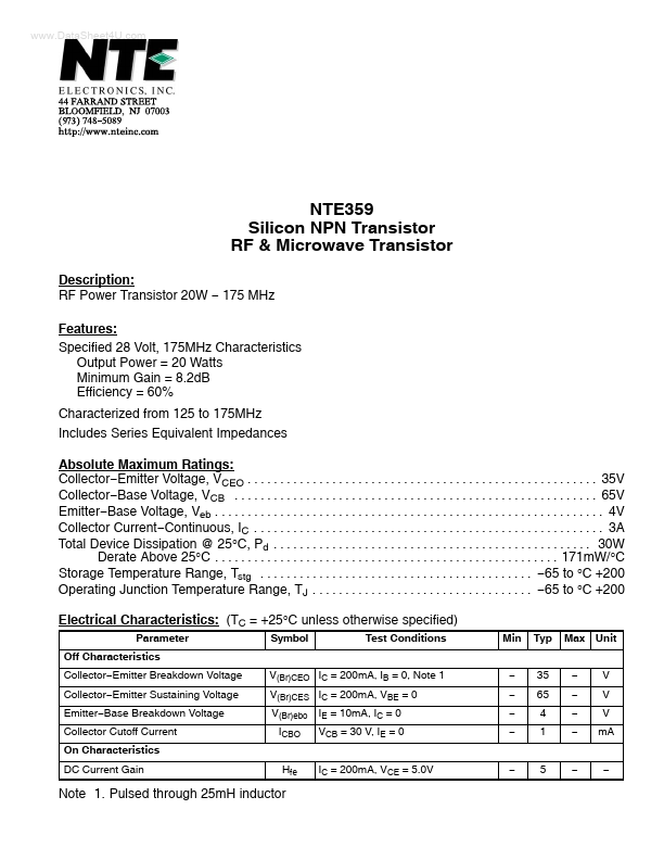 NTE359