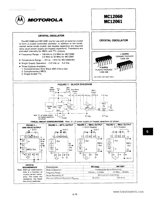 MC12061 Motorola Semiconductor