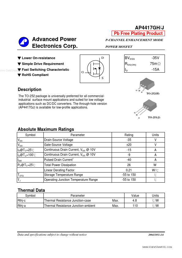 AP4417GH