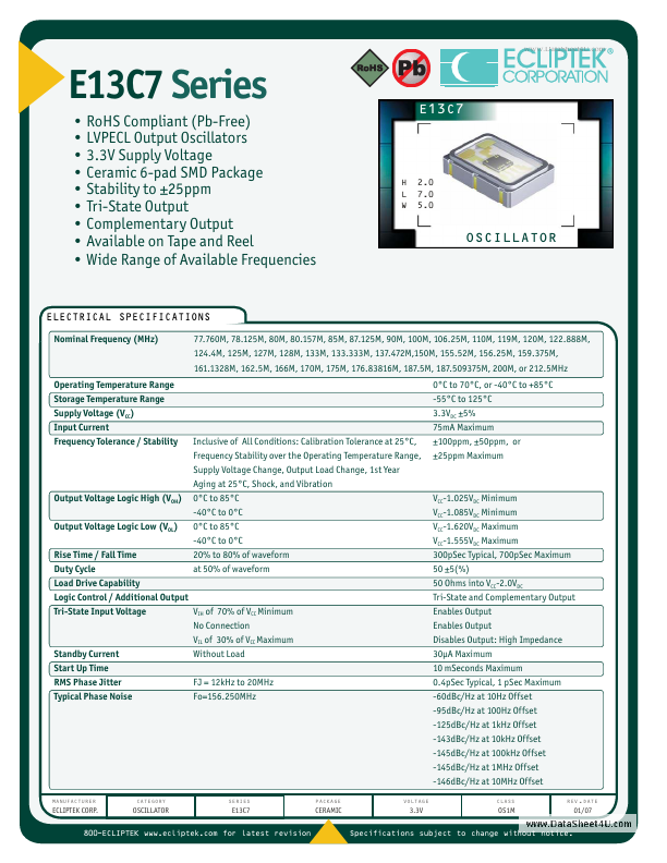 E13C7 ECLIPTEK