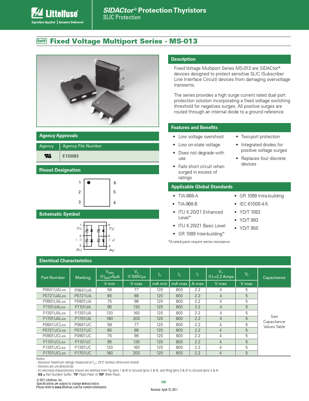 P1301UA Littelfuse