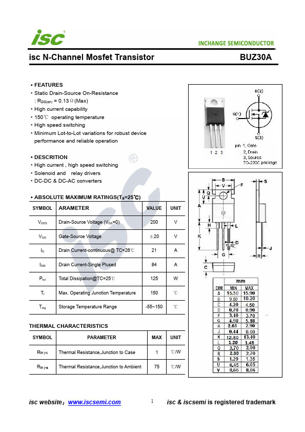 BUZ30A