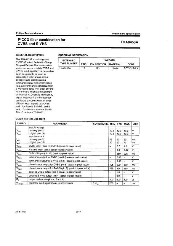 <?=TDA8453A?> डेटा पत्रक पीडीएफ