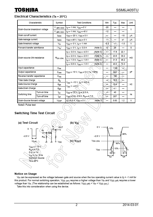 SSM6J409TU