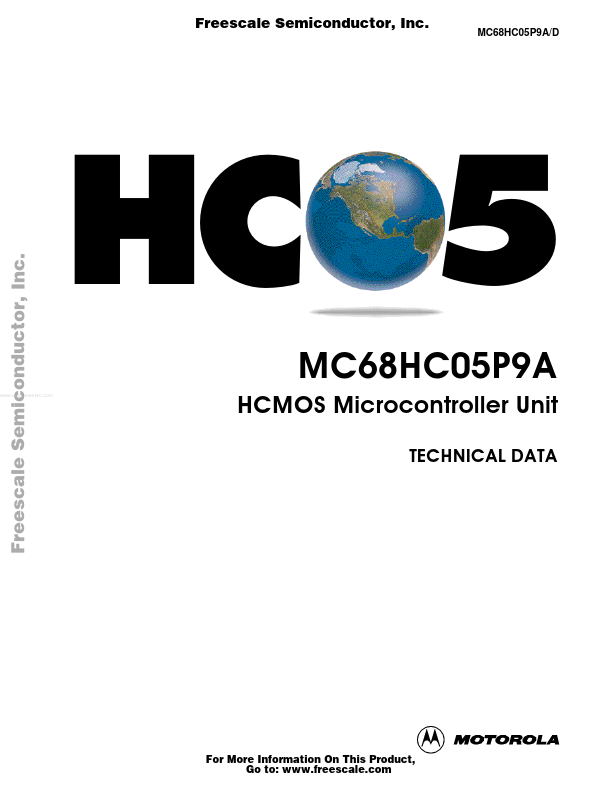 MC68HC05P9A Freescale Semiconductor