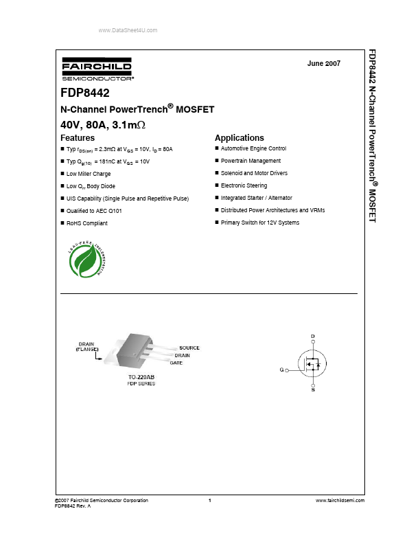 <?=FDP8442?> डेटा पत्रक पीडीएफ
