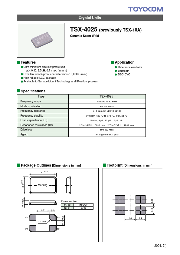 TSX-4025