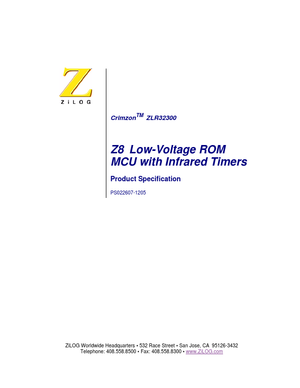 ZLR32300 Zilog