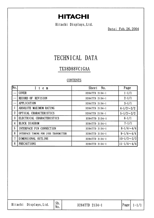 <?=TX38D88VC1GAA?> डेटा पत्रक पीडीएफ