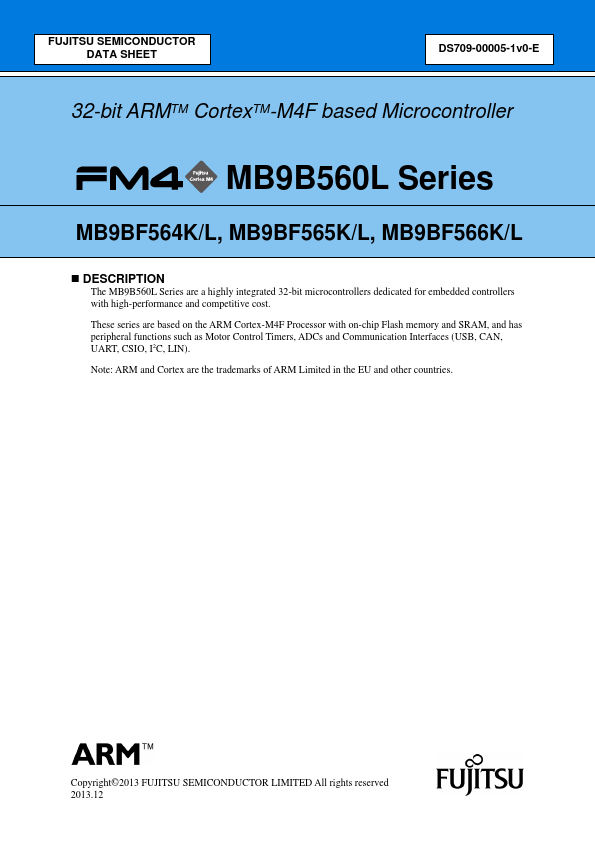 MB9BF566K Fujitsu