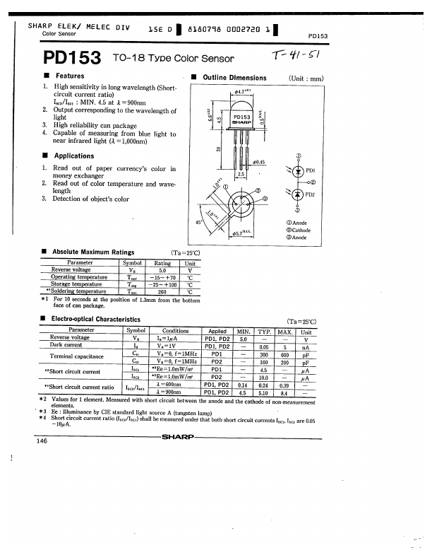 <?=PD153?> डेटा पत्रक पीडीएफ