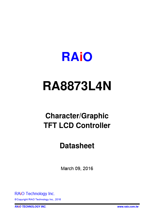 RA8873L4N RAiO