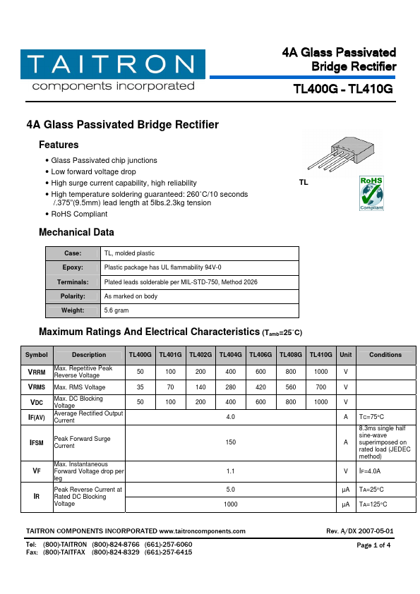 TL400G