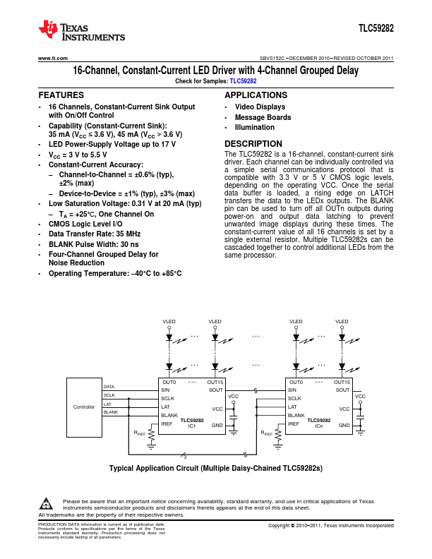 TLC59282 Texas Instruments