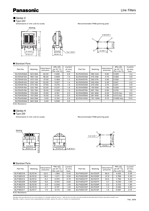 ELF18D617F Panasonic