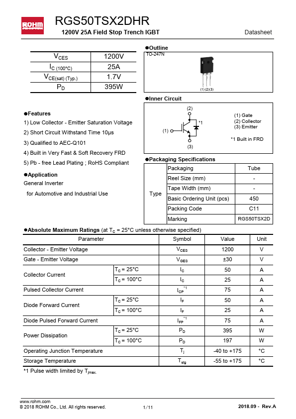 RGS50TSX2DHR