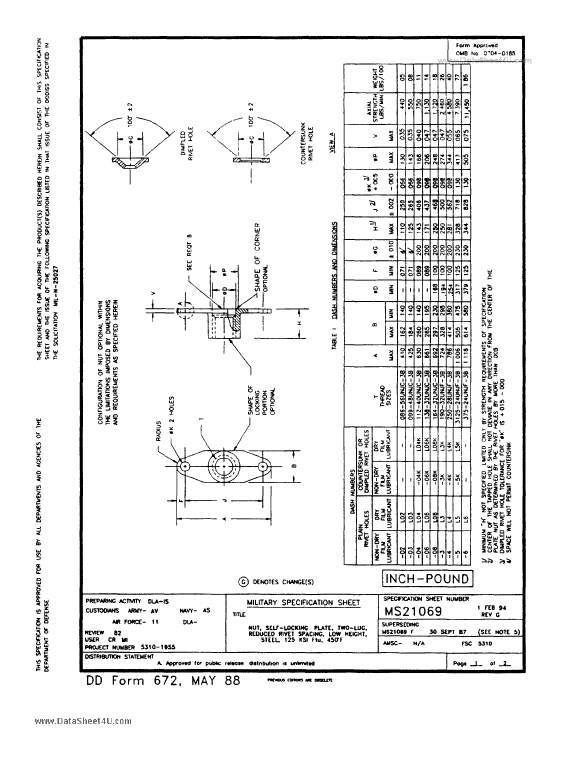 <?=MS21069?> डेटा पत्रक पीडीएफ