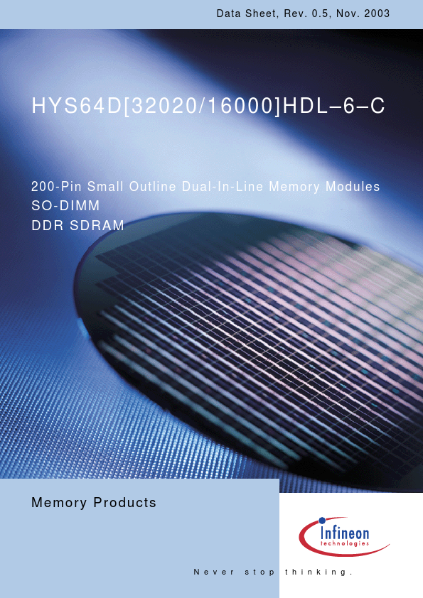 HYS64D16000HDL-6-C Infineon