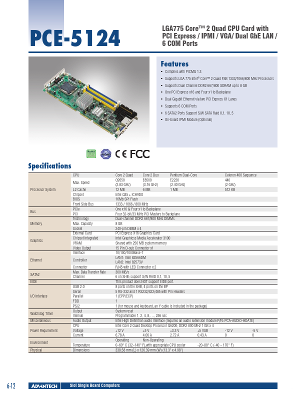 PCE-5124 Advantech