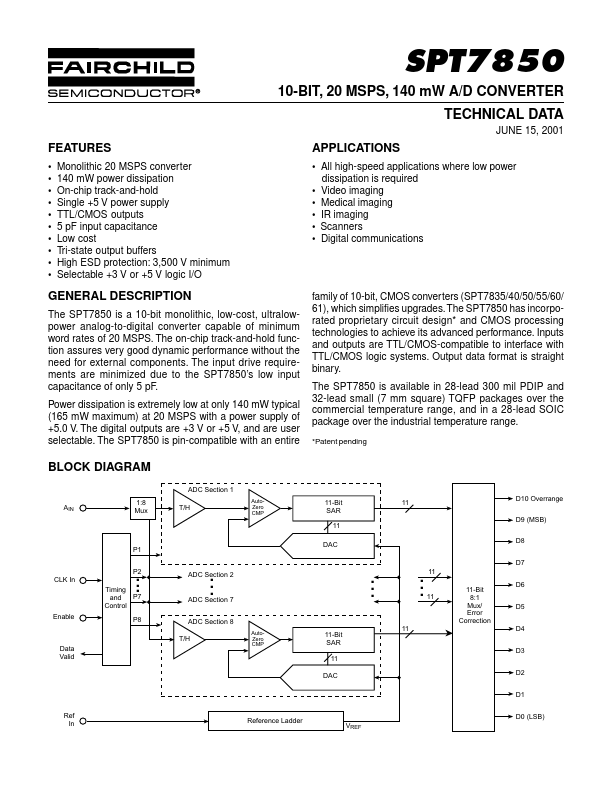 SPT7850 Fairchild Semiconductor