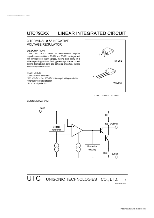 <?=UTC79D12?> डेटा पत्रक पीडीएफ