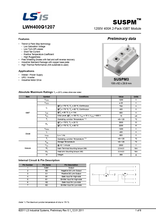 LWH400G1207