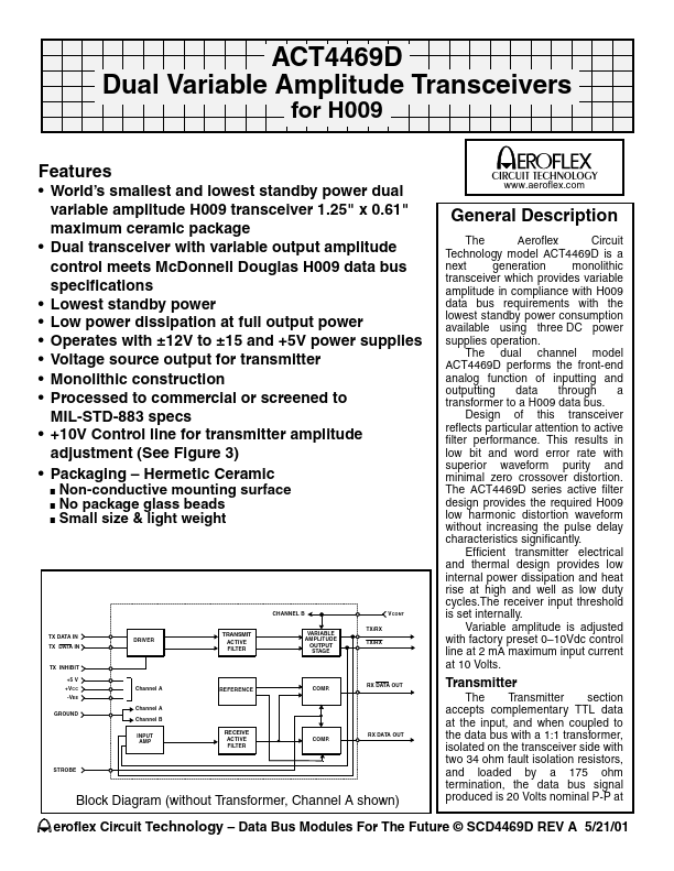 ACT4469D Aeroflex Circuit Technology