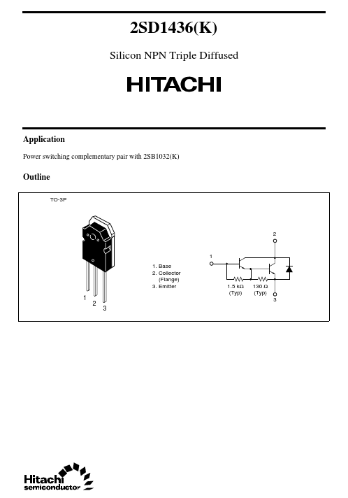 2SD1436 Hitachi Semiconductor