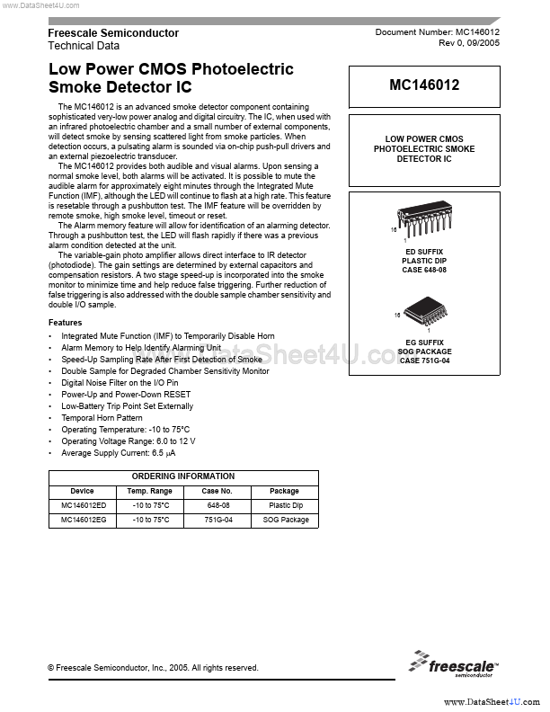 MC146012 Freescale Semiconductor