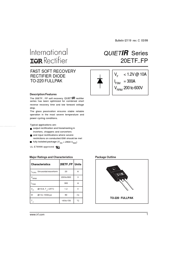 20ETF04FP International Rectifier