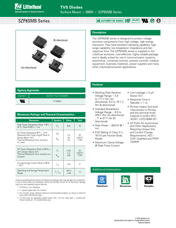 SZP6SMB39AT3G