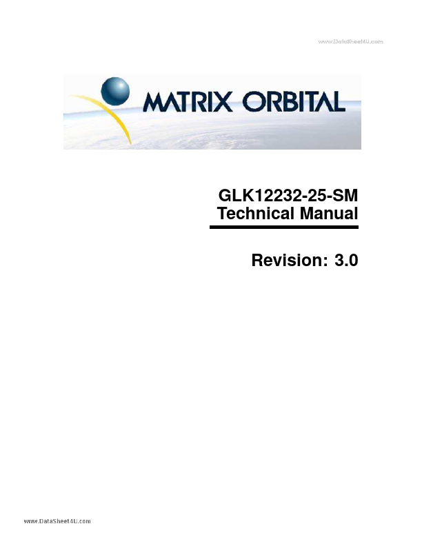GLK12232-25-SM Matrix Orbital