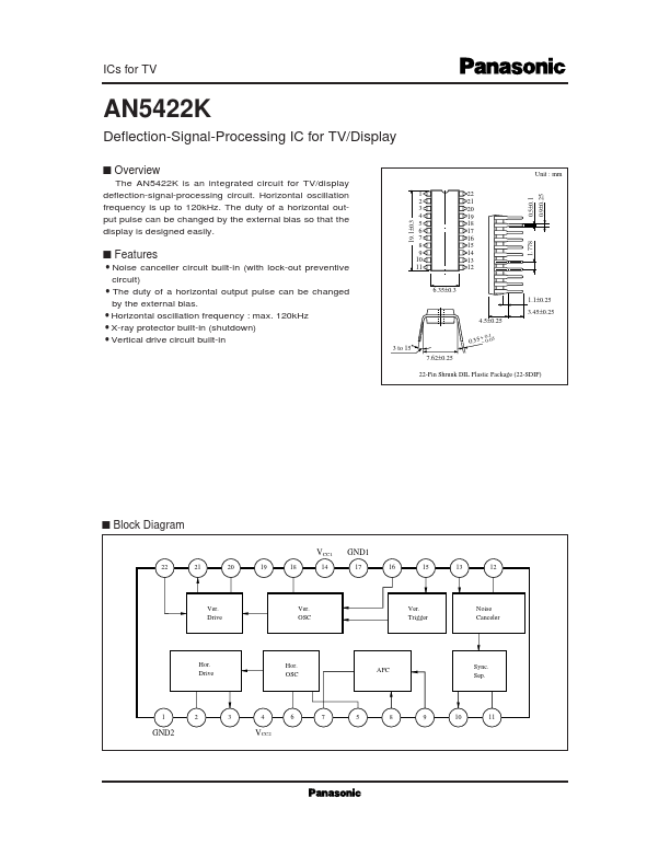 AN5422K Panasonic Semiconductor