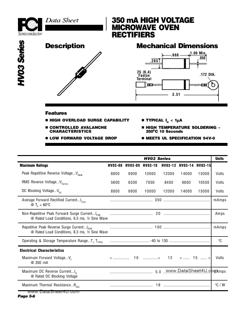 HV03-14 First Components