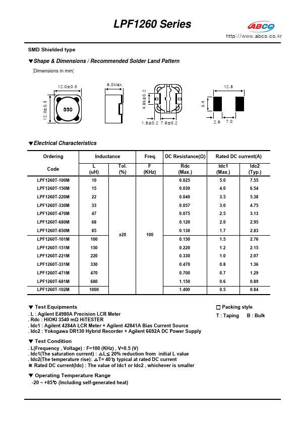 LPF1260T-331M