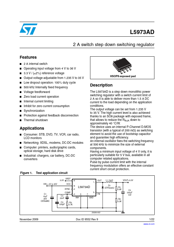 L5973AD STMicroelectronics