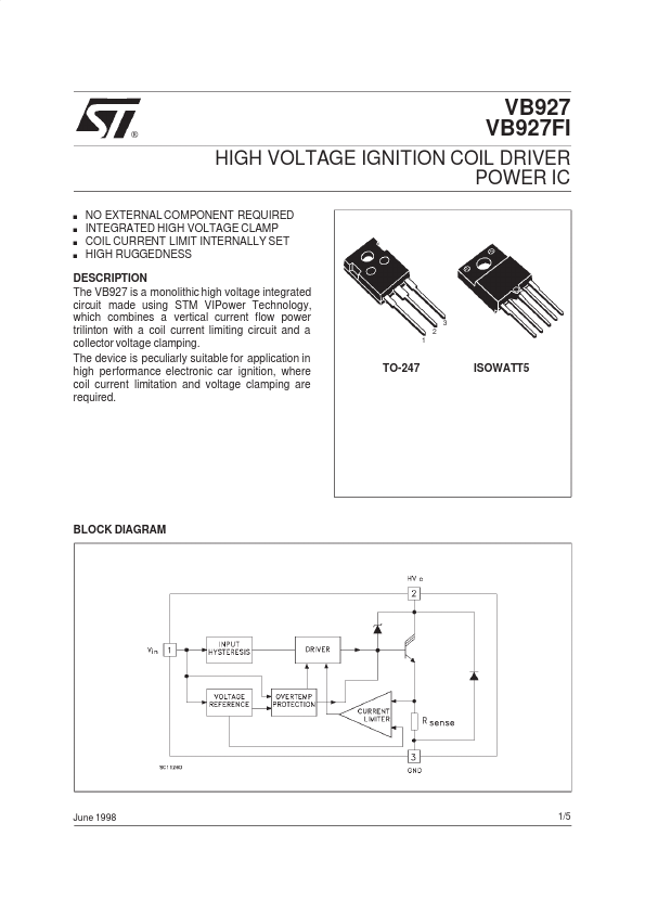 VB927FI STMicroelectronics