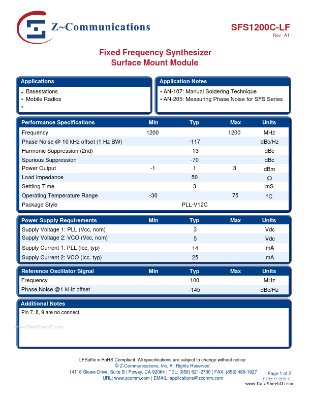 SFS1200C-LF