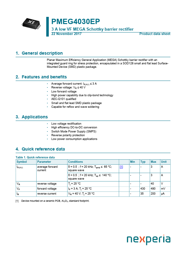 PMEG4030EP