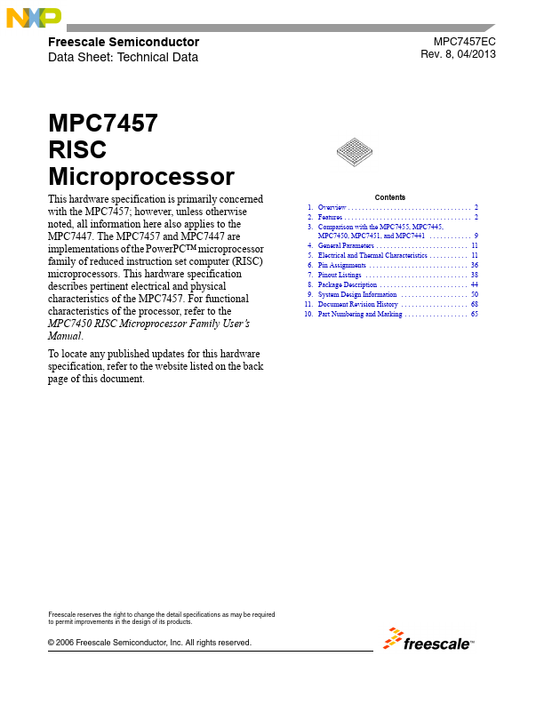 MPC7457EC