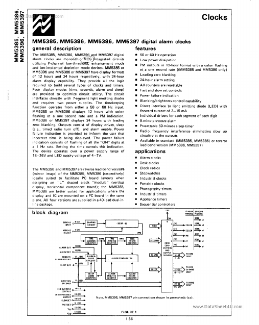 MM5397 National Semiconductor