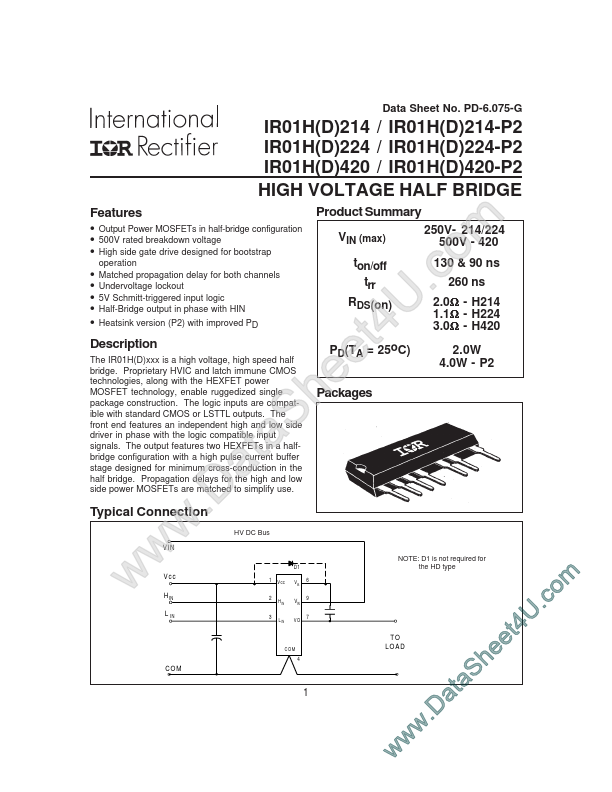 <?=IR01H214?> डेटा पत्रक पीडीएफ