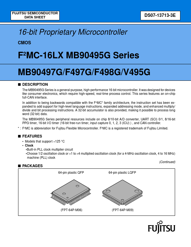 MB90497G Fujitsu Media Devices