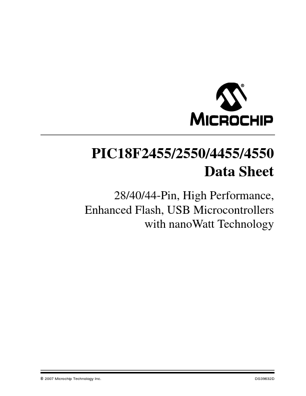18F2550 Microchip Technology