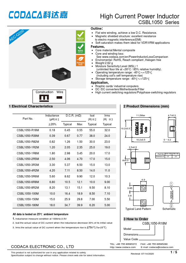 CSBL1050-8R2M