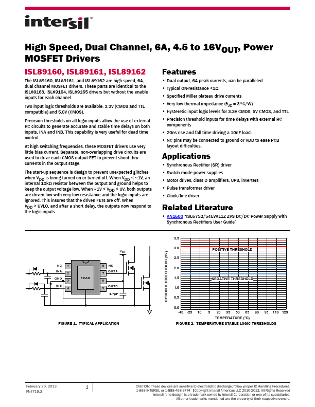 ISL89161 Intersil