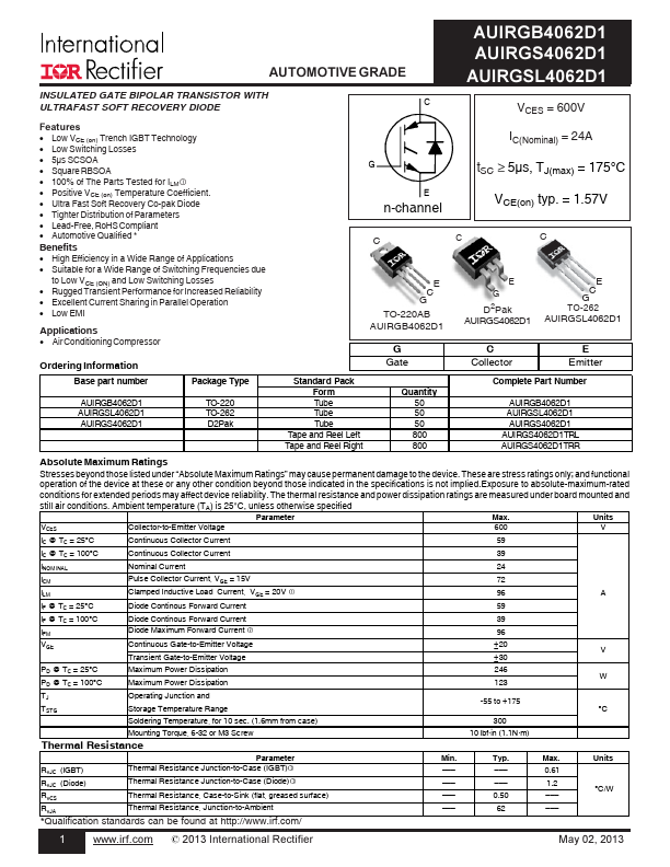 AUIRGSL4062D1