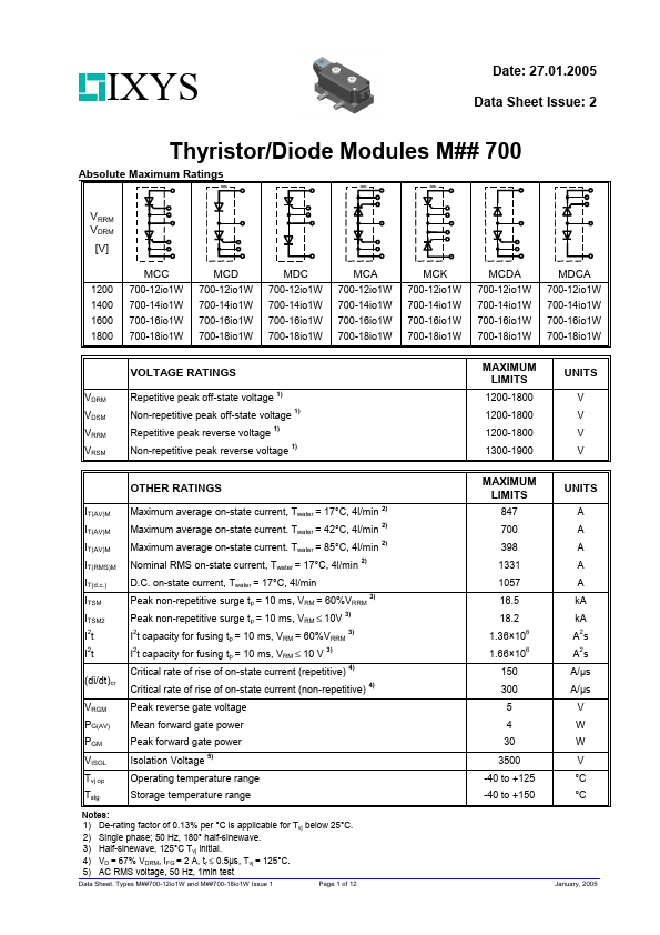 <?=MDC700-18io1W?> डेटा पत्रक पीडीएफ